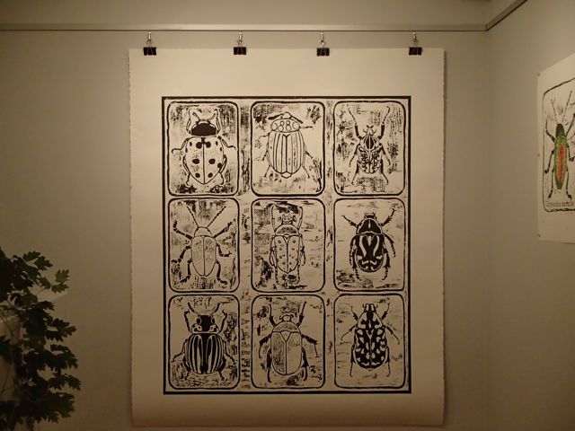 Finished woodblock print